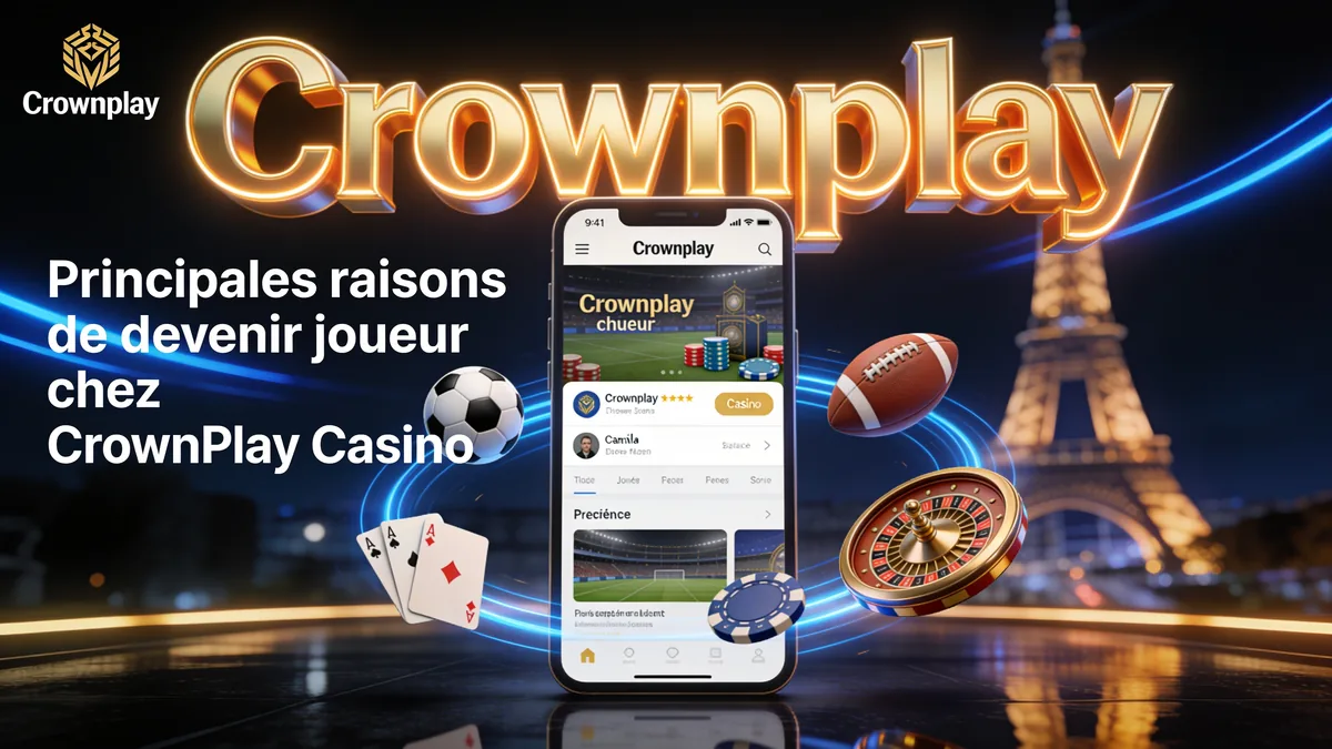 crownplay casino en France — Principales raisons de devenir joueur chez CrownPlay Casino